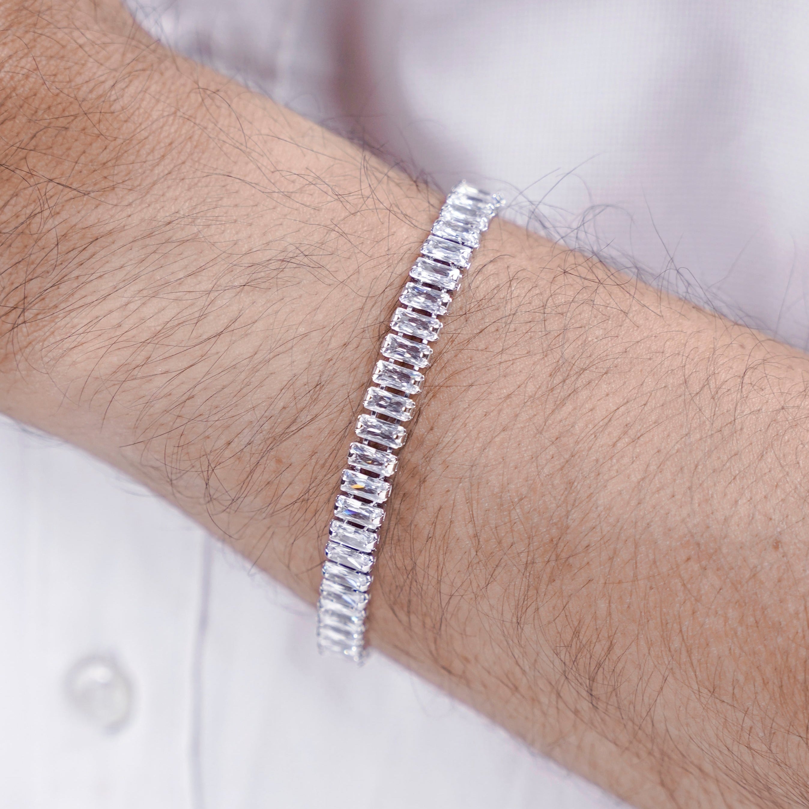 Diamond bracelet hot sale for men