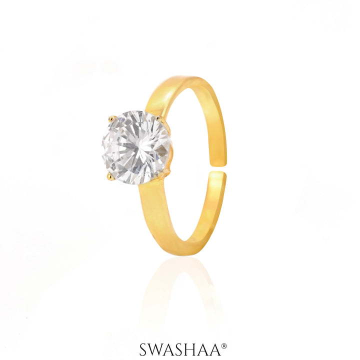 Adia 18K Gold Plated Ring