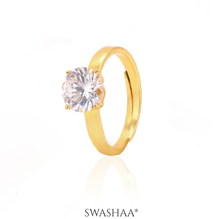 Adia 18K Gold Plated Ring