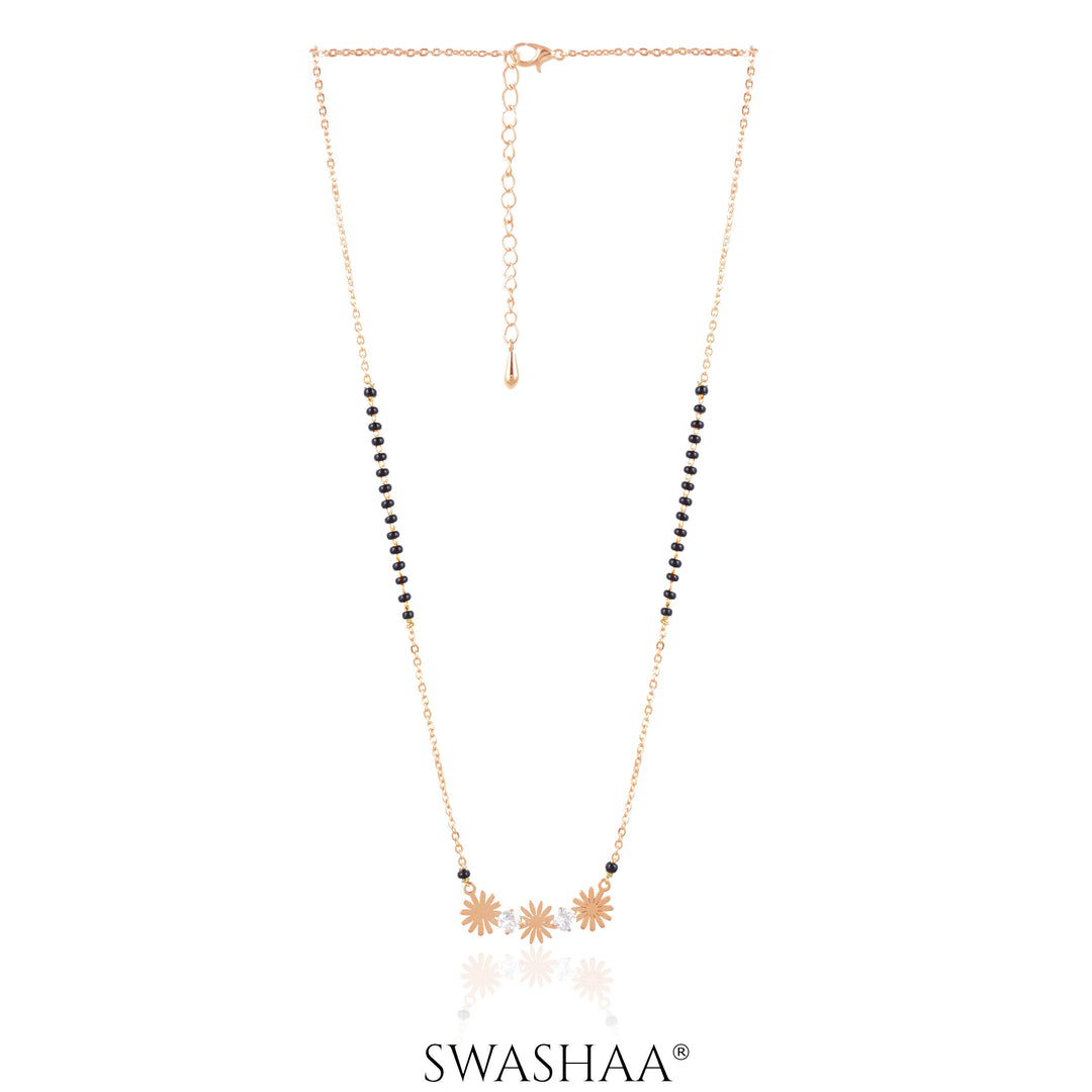 Ahaya Rosegold Plated Mangalsutra