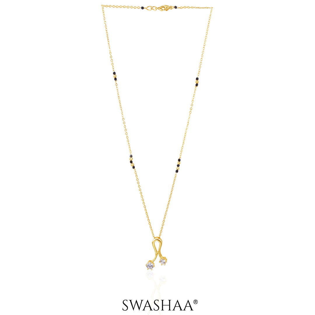 Akshara 18K Gold Plated Mangalsutra