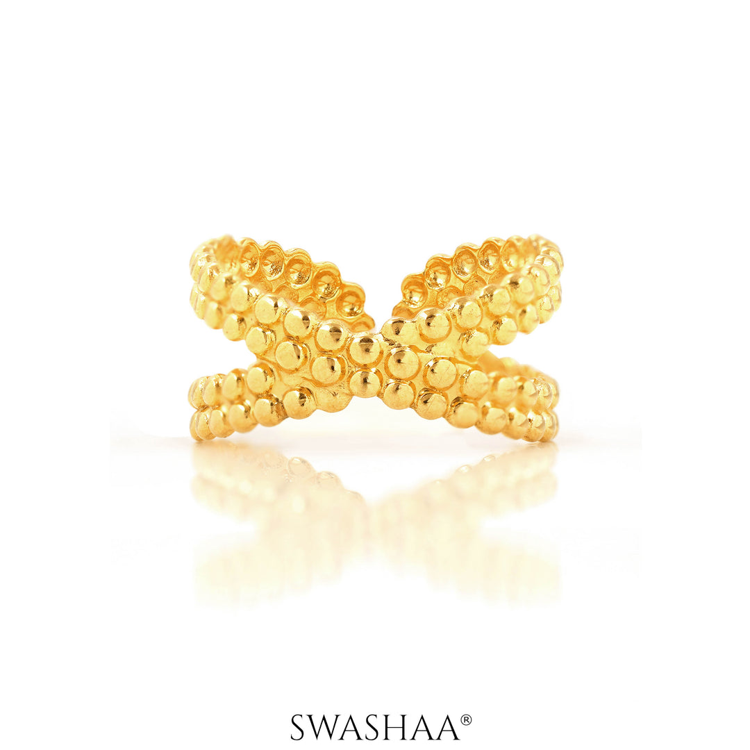 Aldina 18K Gold Plated Ring