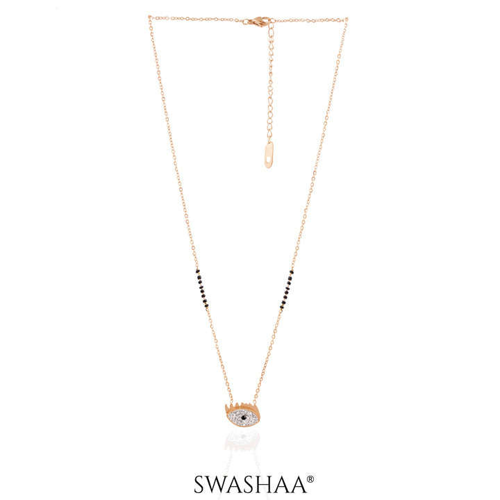 Aliana Rosegold Plated Mangalsutra