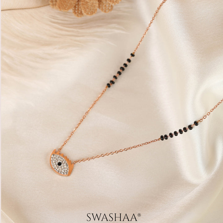 Aliana Rosegold Plated Mangalsutra