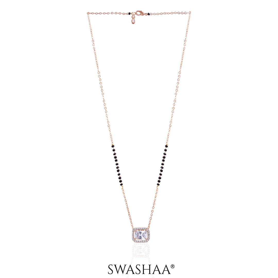 Anisa Rosegold Plated Mangalsutra