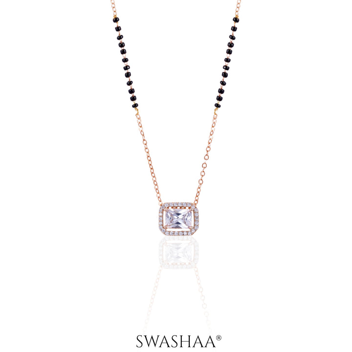 Anisa Rosegold Plated Mangalsutra