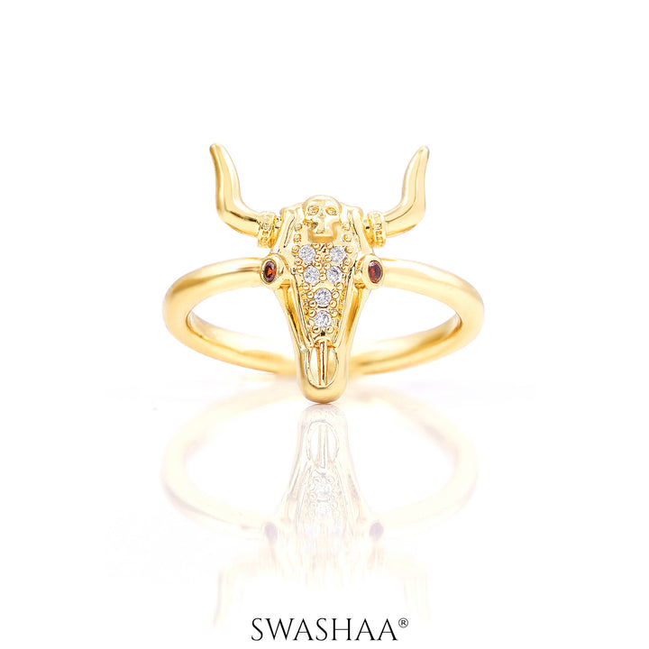 Antlers 18K Gold Plated Ring