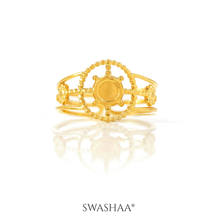 Aza 18K Gold Plated Ring