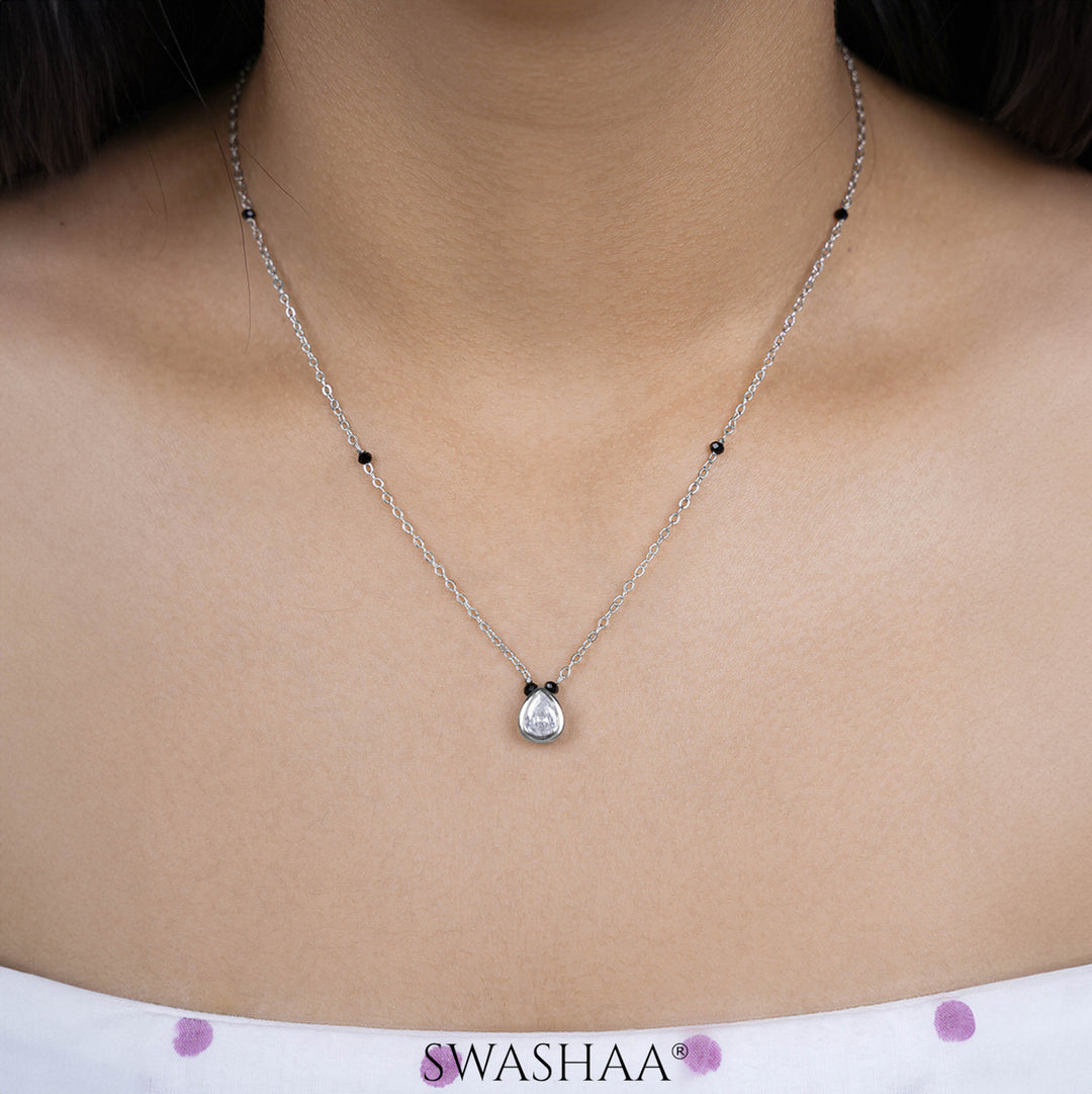 Barkha Silver Mangalsutra