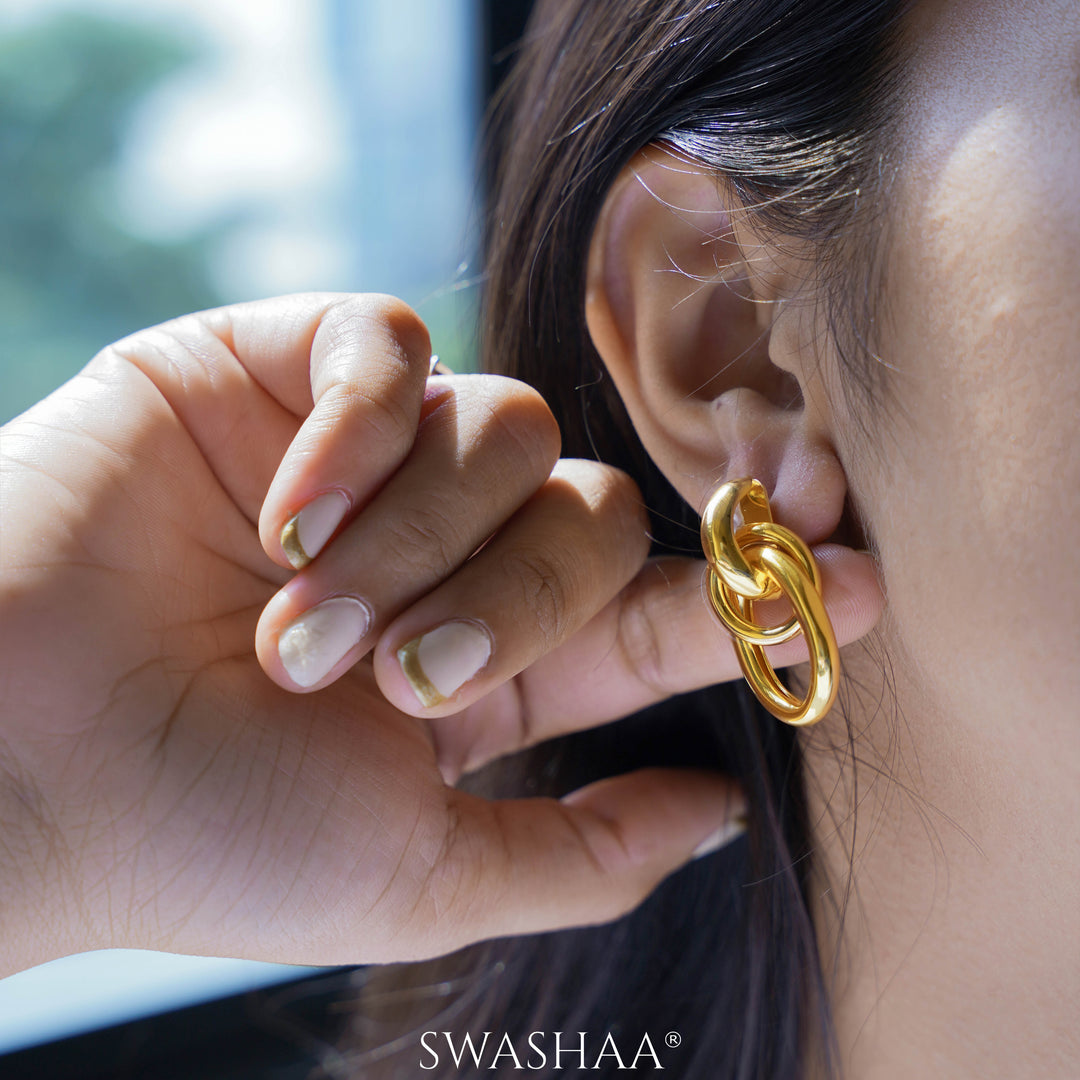 Bianca 18K Gold Plated Earrings