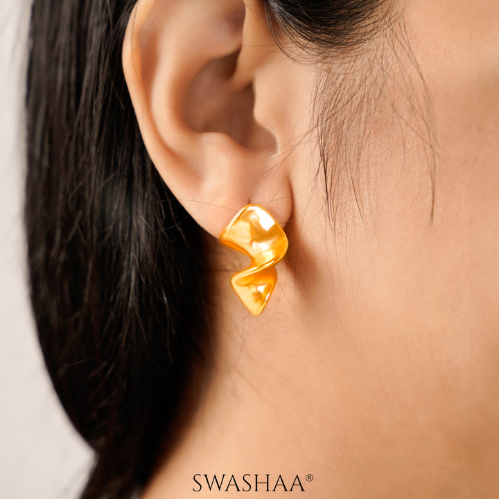 Caesar 18K Gold Plated Earrings