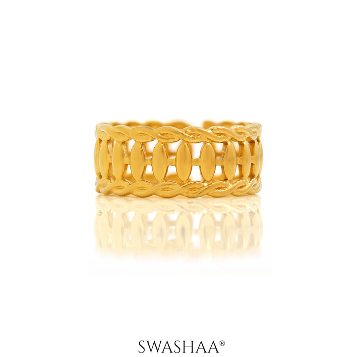 Cala 18K Gold Plated Ring