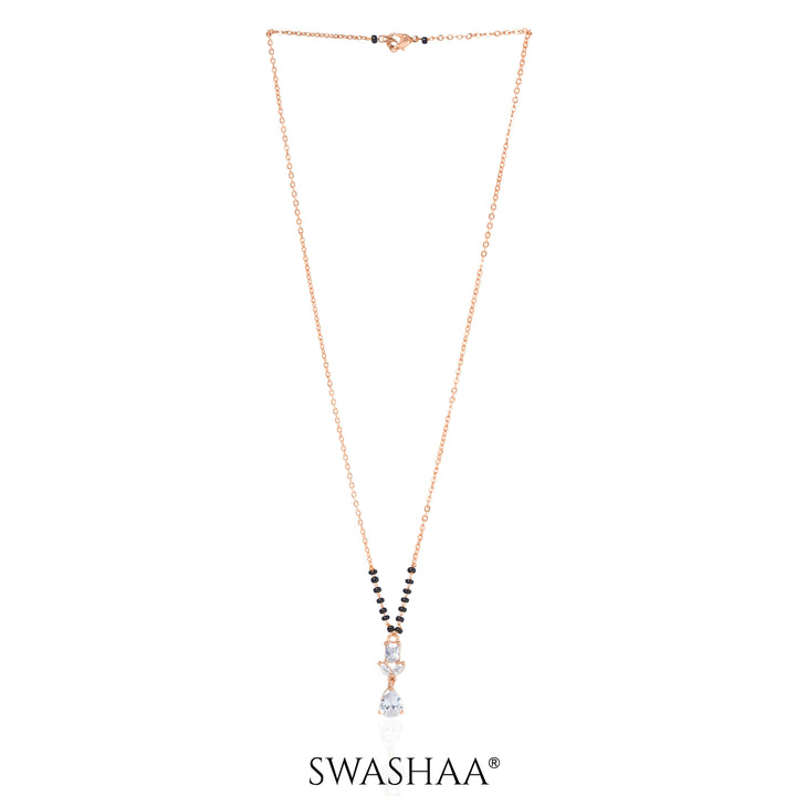 Chahel Rosegold Plated Mangalsutra