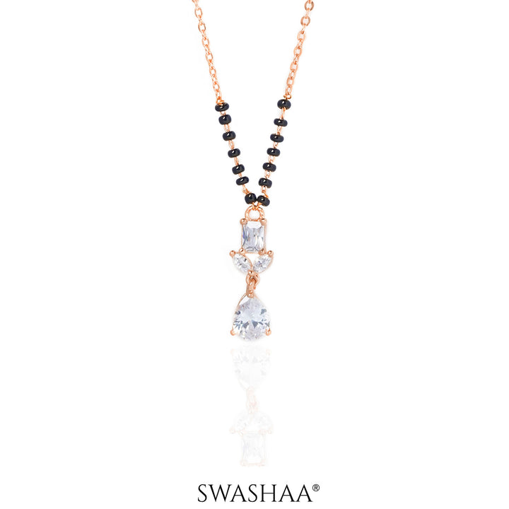 Chahel Rosegold Plated Mangalsutra