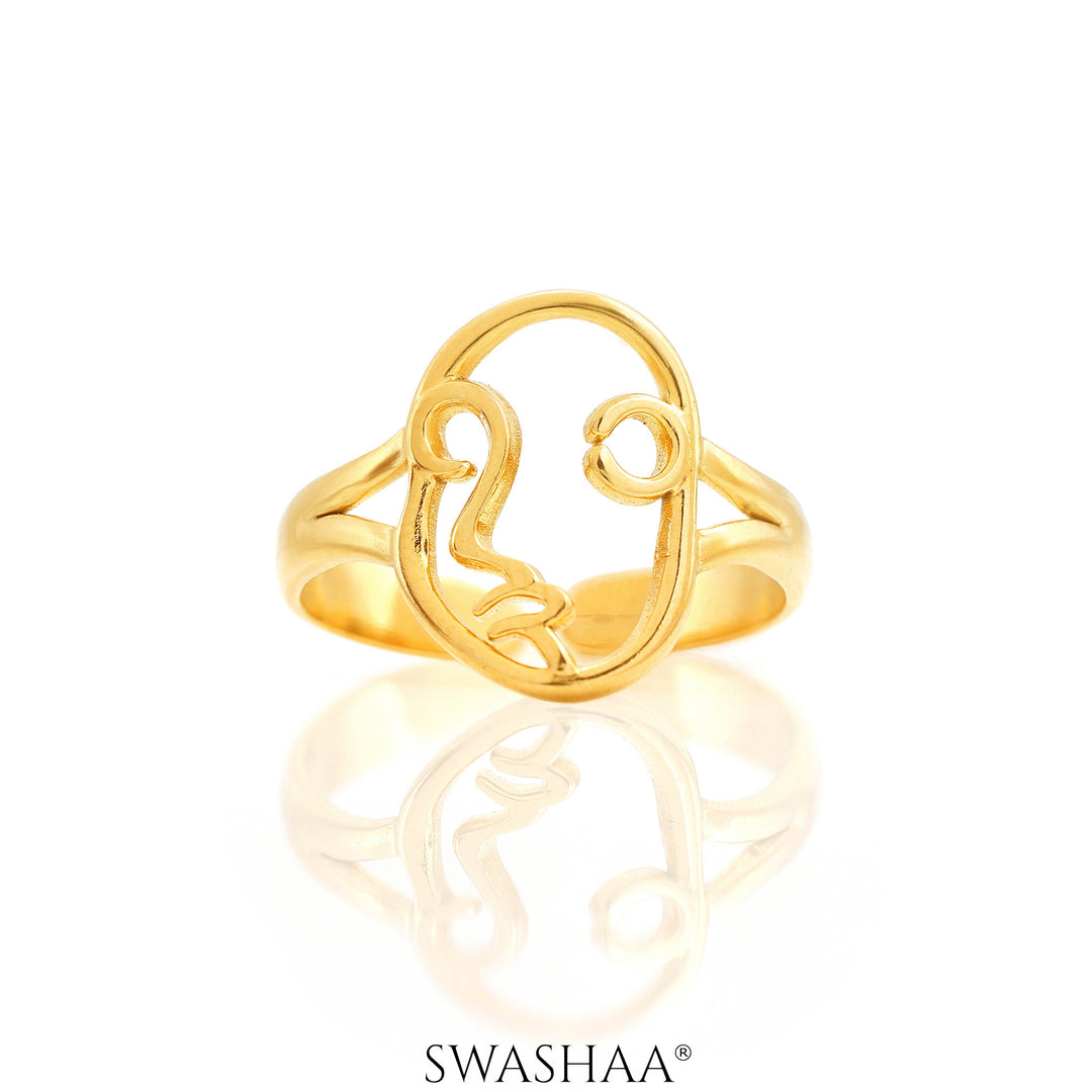 Charron 18K Gold Plated Ring