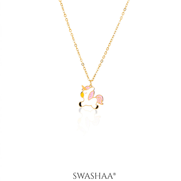 Chub Chub Uni 18K Gold Plated Kid's Pendant Necklace