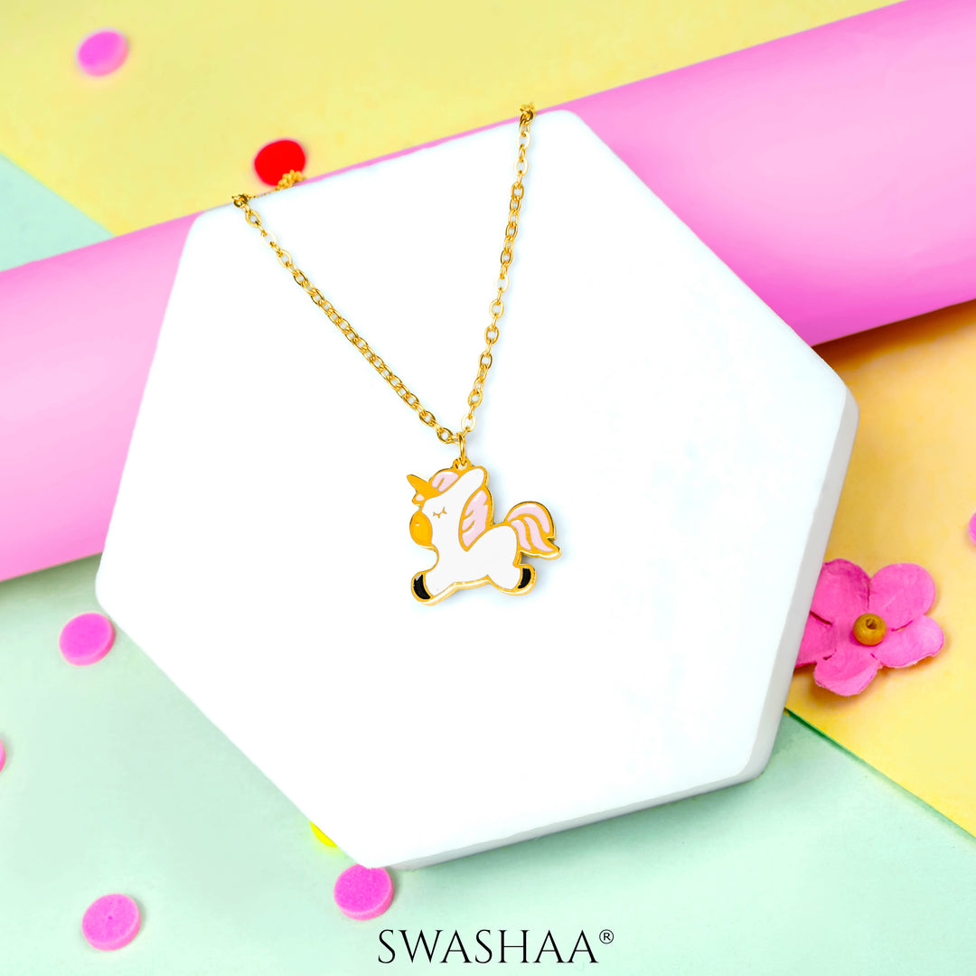 Chub Chub Uni 18K Gold Plated Kid's Pendant Necklace