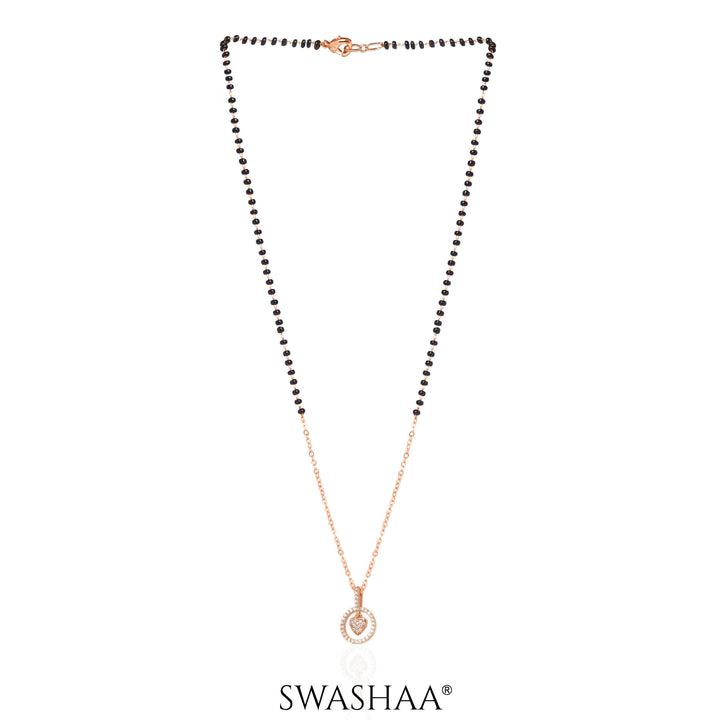 Delora Rosegold Plated Mangalsutra