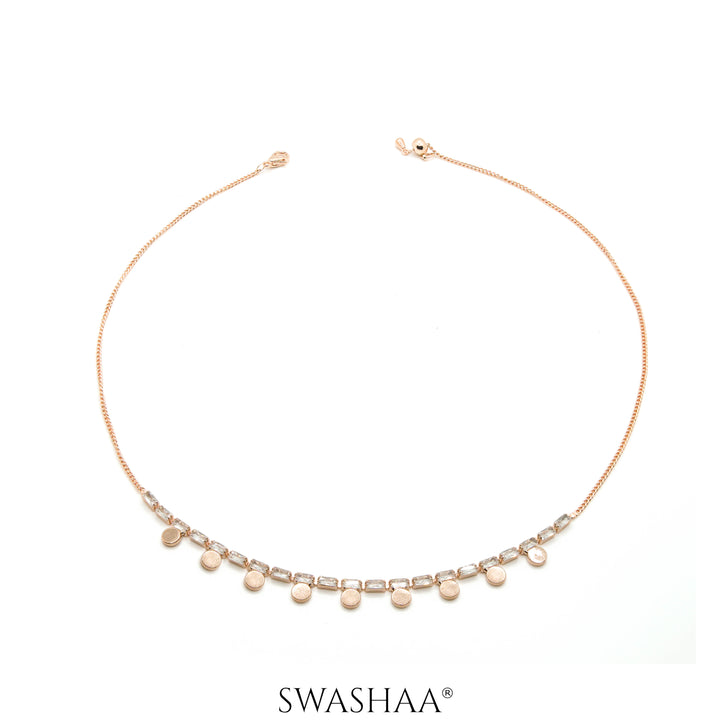 Deza Rosegold Plated Choker