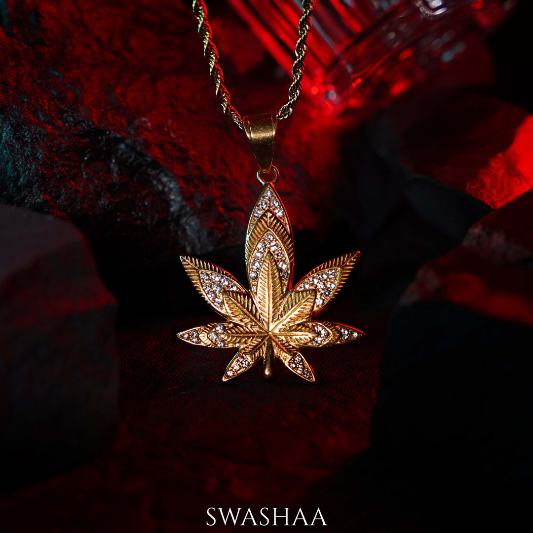 Dope Leaf Men's Chain Pendant