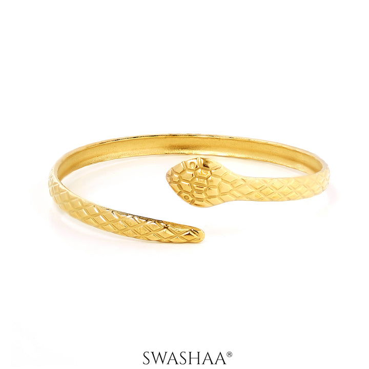 Eli Snake 18K Gold Plated Bracelet