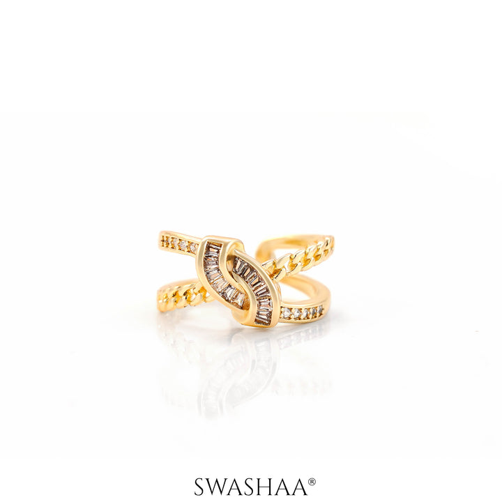 Faith 14K Gold Plated Ring