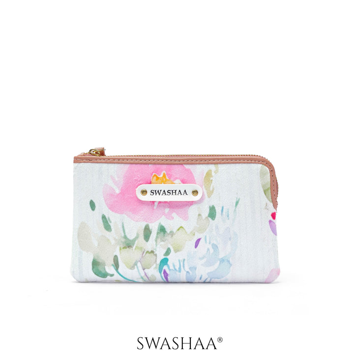 Furly Flowers Wristlet