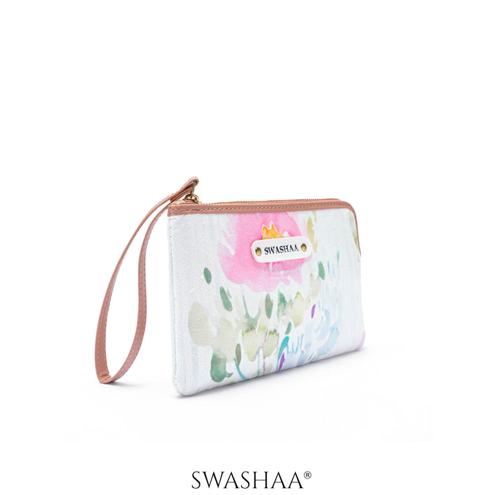 Furly Flowers Wristlet