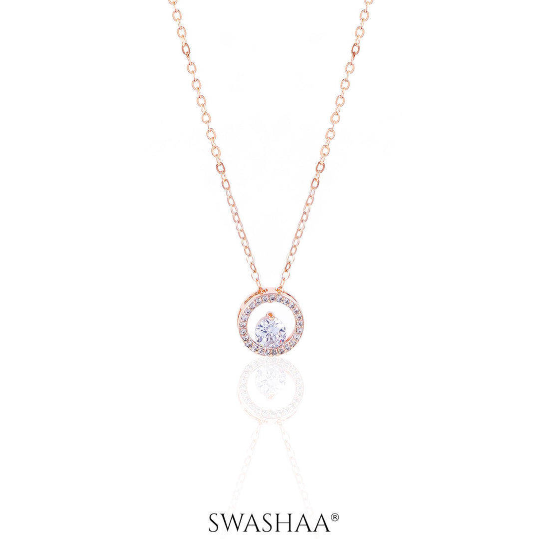 Gemma Rosegold Plated Necklace