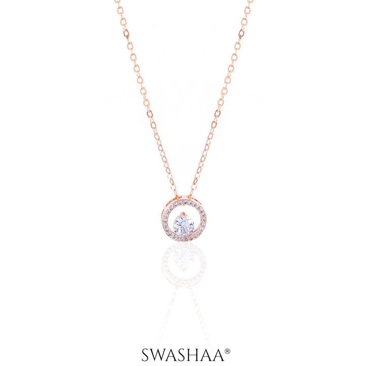 Gemma Rosegold Plated Necklace