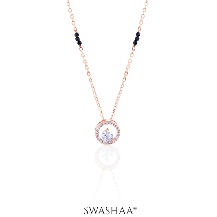 Gemma Rosegold Plated Mangalsutra