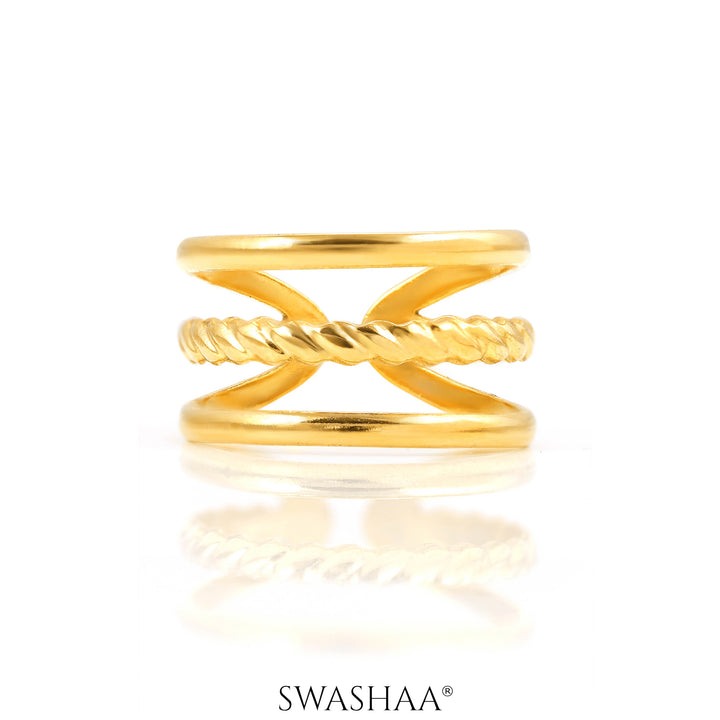 Gigi 18K Gold Plated Ring