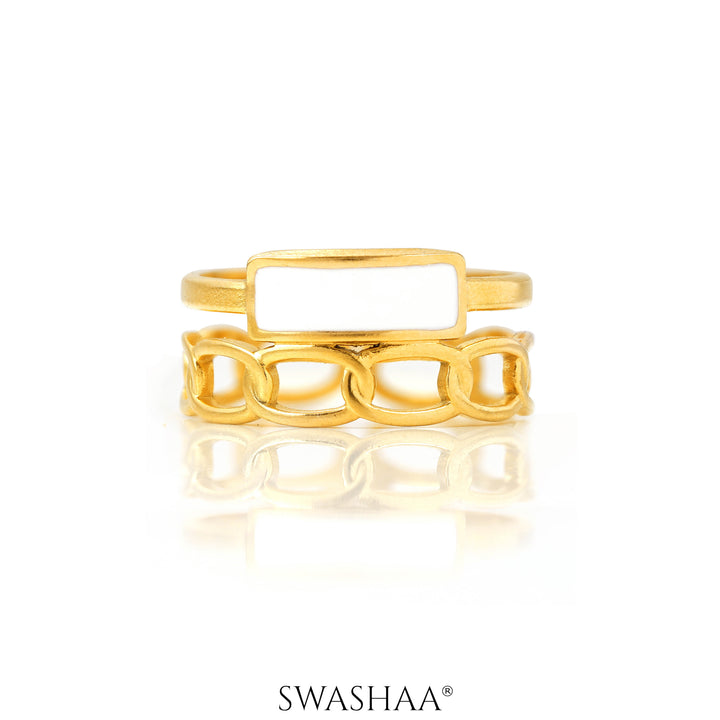 Helen 18K Gold Plated Ring