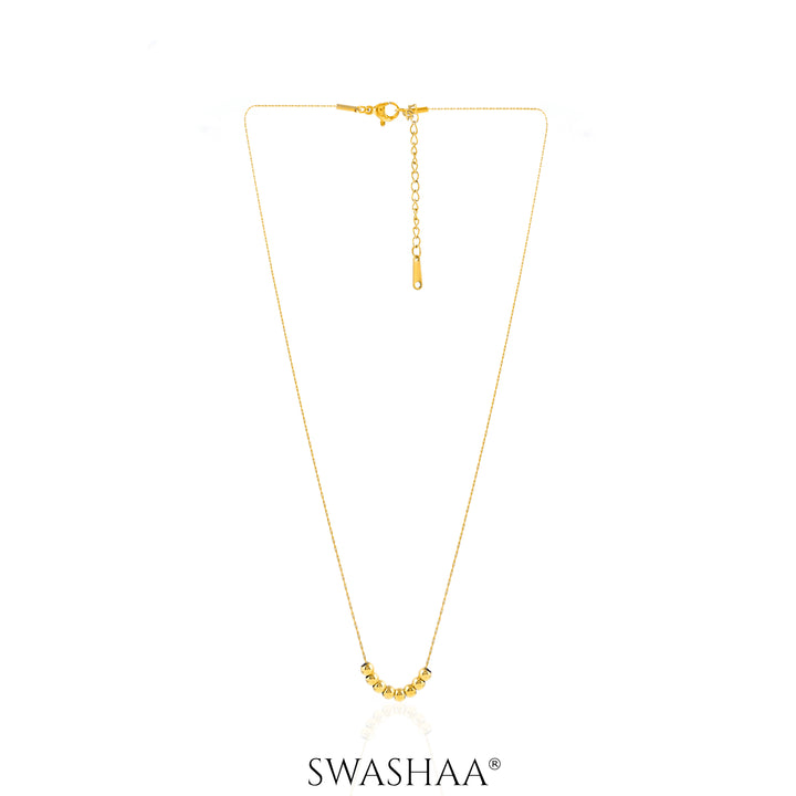 Henaa Beads 18K Gold Plated Necklace