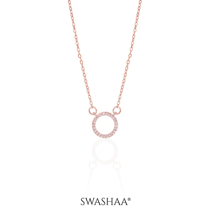 Holo Rosegold Plated Necklace