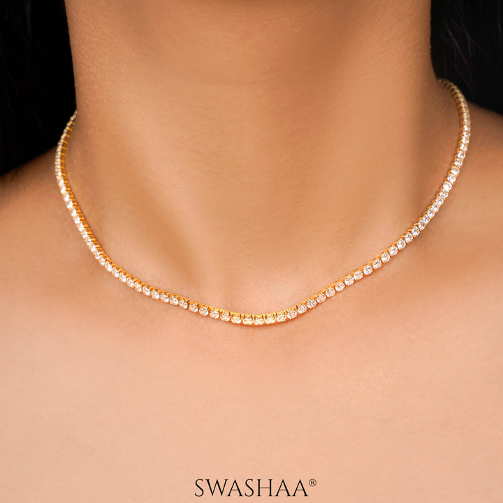 Infinite Shine 18K Gold Plated Necklace