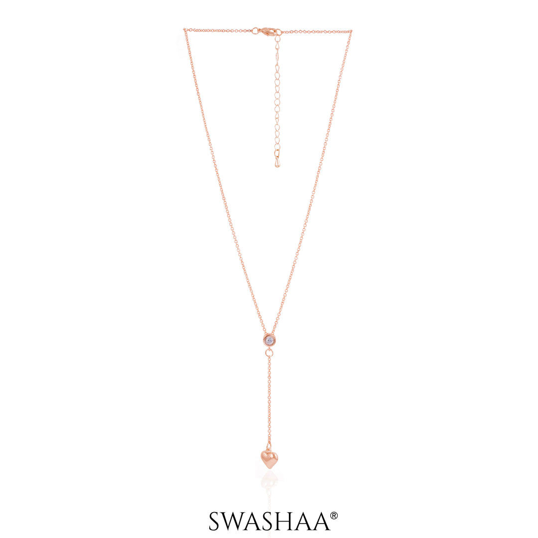 Isabella Rosegold Plated Necklace