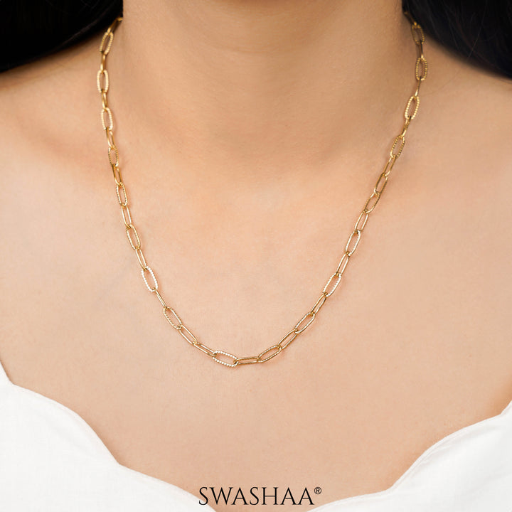 Iva Link 18K Gold Plated Chain