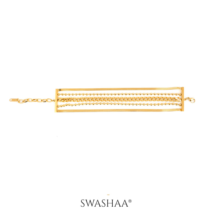 Janet 18K Gold Plated Bracelet