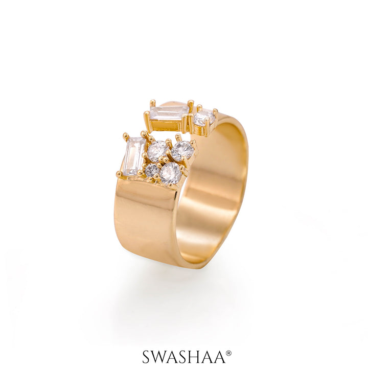 Kahvi 14K Gold Plated Ring