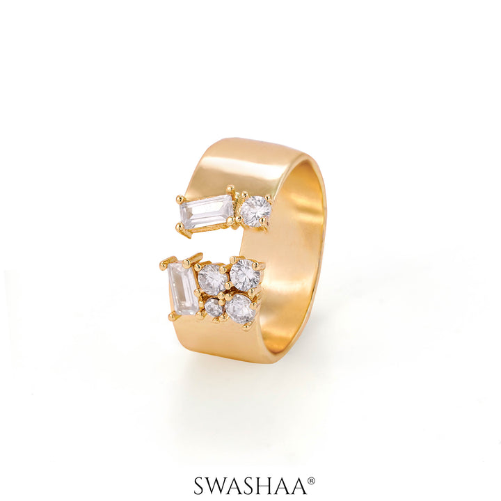 Kahvi 14K Gold Plated Ring