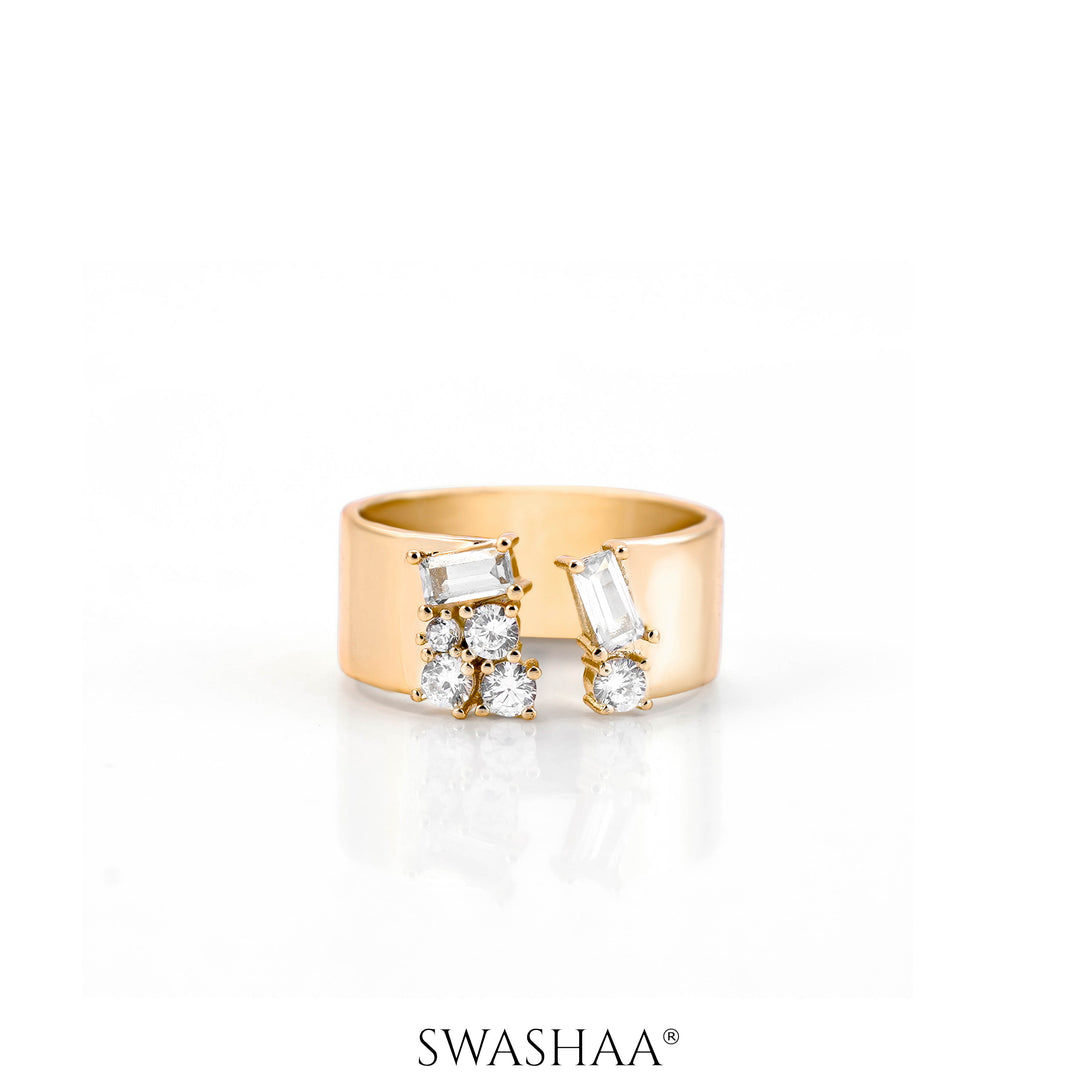 Kahvi 14K Gold Plated Ring