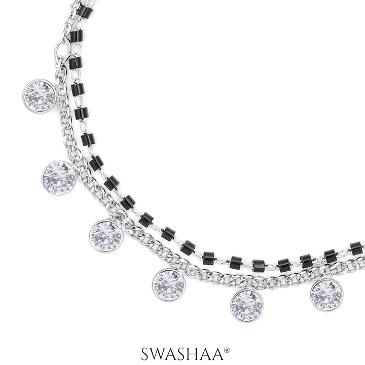 Kiara Diamond Charms Mangalsutra Bracelet