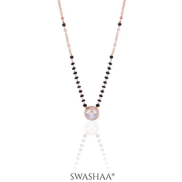 Kisna Rosegold Plated Mangalsutra