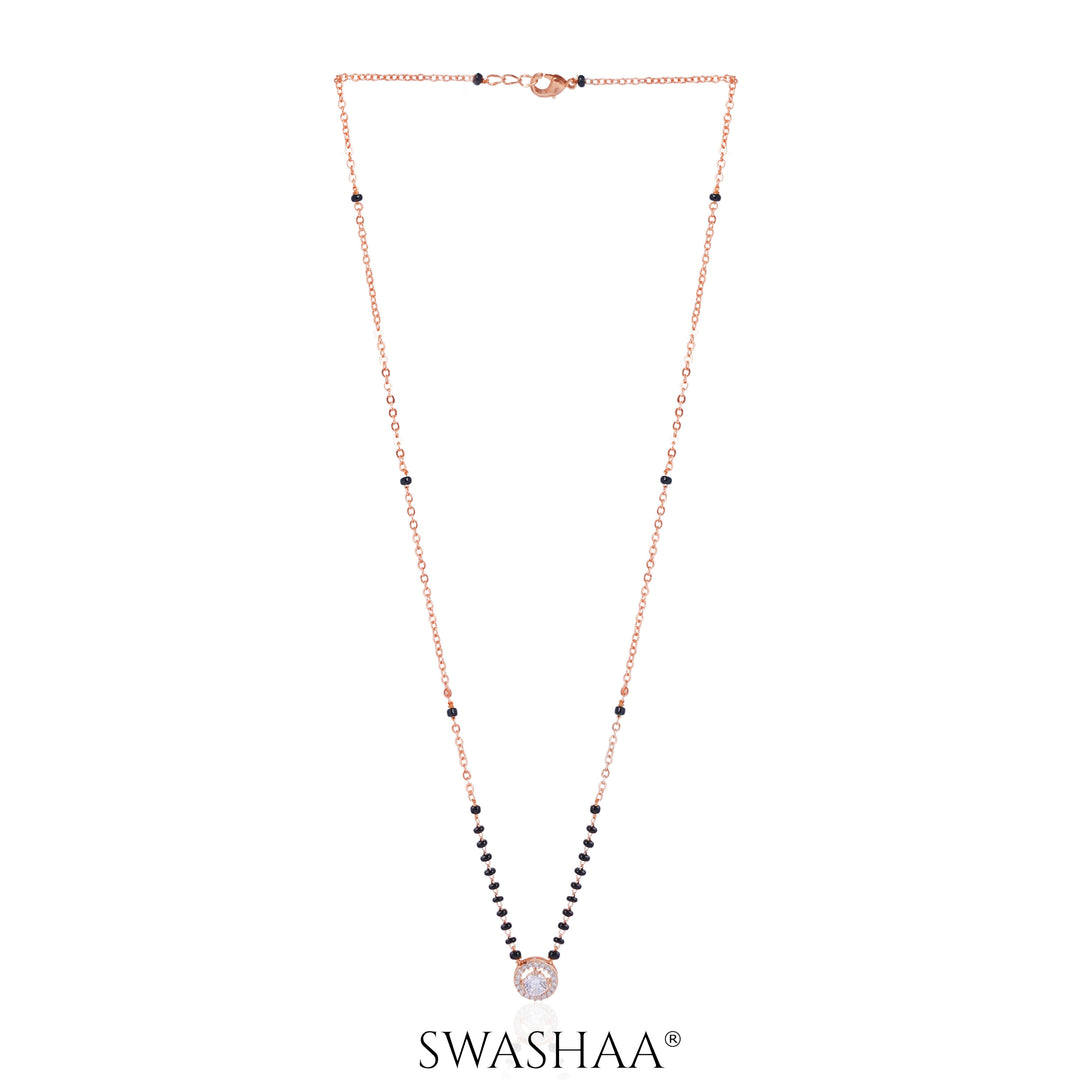 Kisna Rosegold Plated Mangalsutra