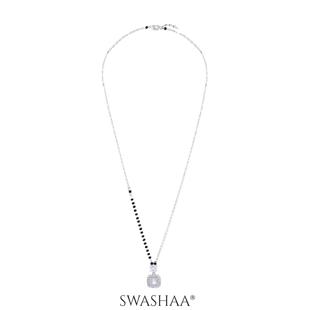 Kissha Silver Mangalsutra