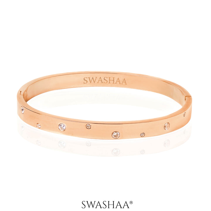 Kylin Band Rosegold Plated Bracelet