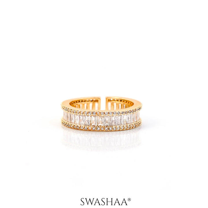 Luna 14K Gold Plated Ring