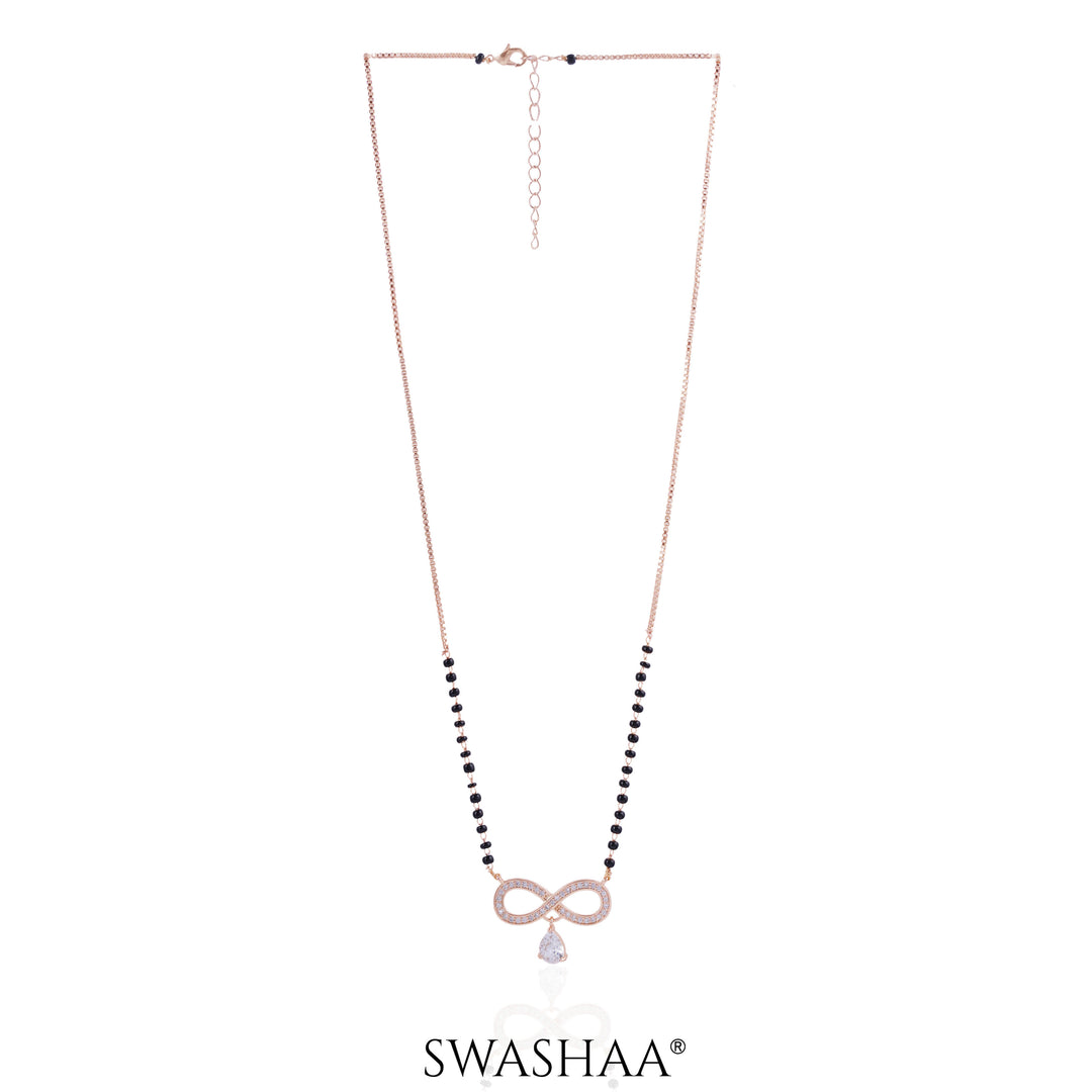 Lavya Rosegold Plated Mangalsutra