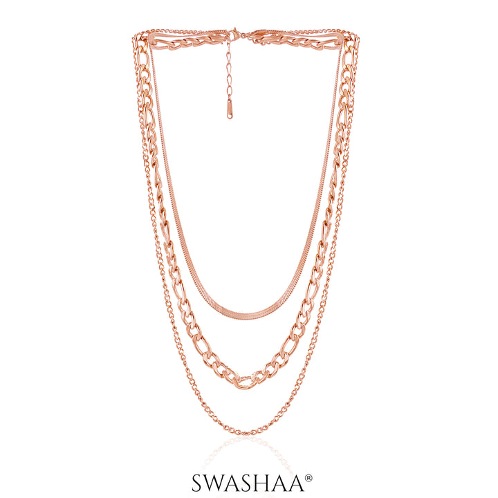 Lennon Rosegold Plated Necklace